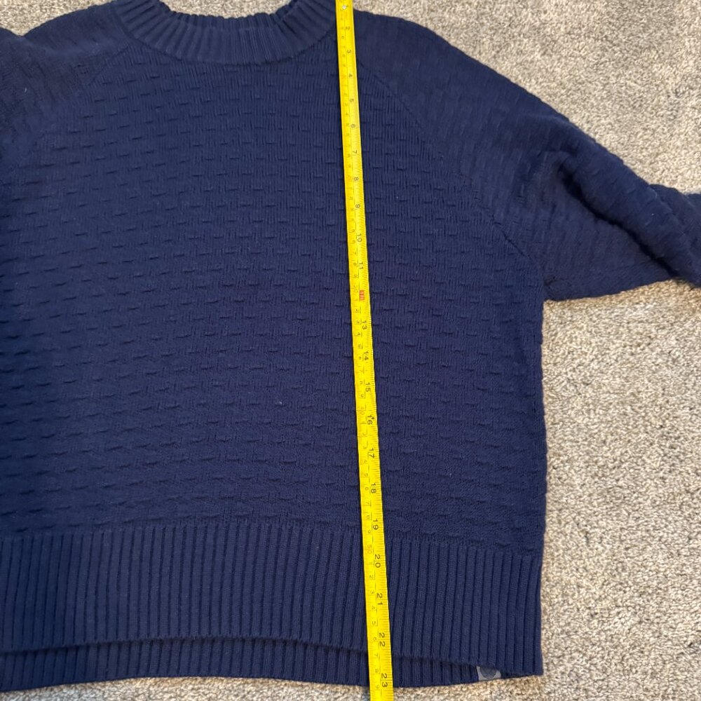 Lululemon Texture Play Crew Sweater Women’s S Knit Pullover Loungewear Blue - Picture 8 of 9